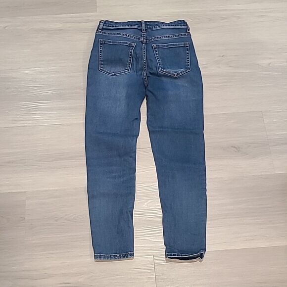 Forever 21 Denim Medium Blue Skinny Jeans Women size 27 Casual high waisted - Picture 4 of 7